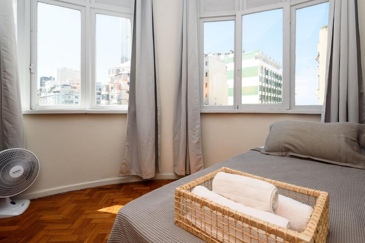 2 Quartos Em Copacabana C/ Vista-Mar | Pj 135/808 Ріо-де-Жанейро Екстер'єр фото