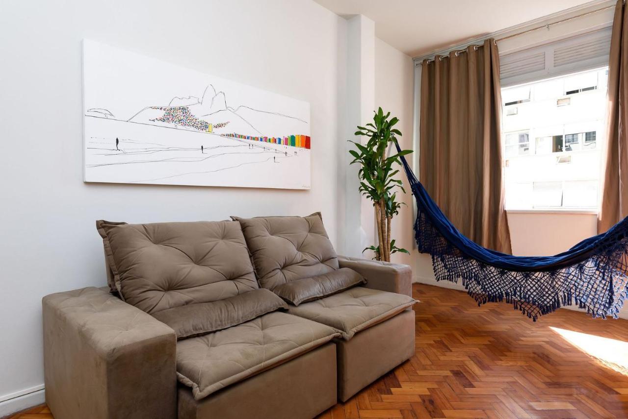 2 Quartos Em Copacabana C/ Vista-Mar | Pj 135/808 Ріо-де-Жанейро Екстер'єр фото